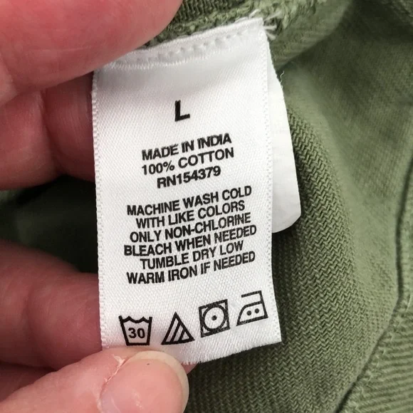 Aeropostale Solid Twill Skirtall Size L Bob Overall Carpenter Style Skirt Jumper - Picture 5 of 16